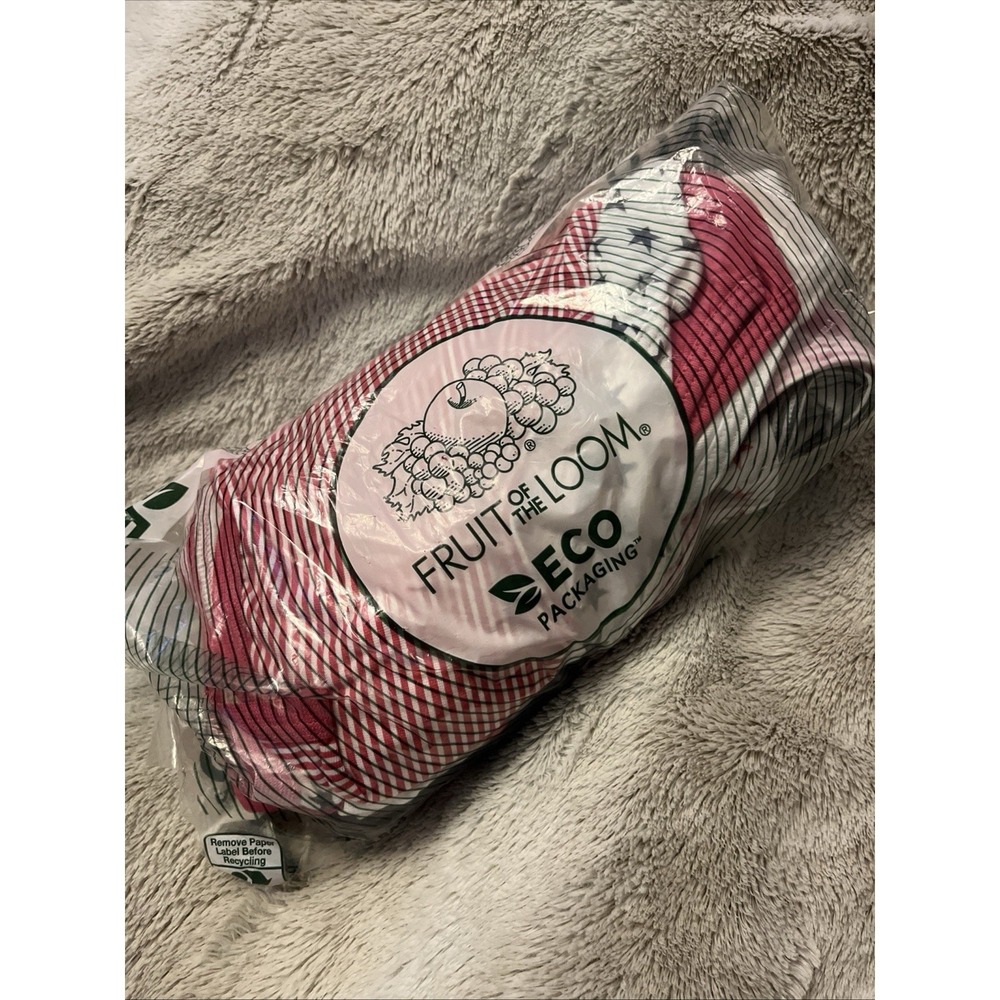 Fruit Of The Loom Girls Panties 14 Pack Size 10 In Eco Packaging New Pink